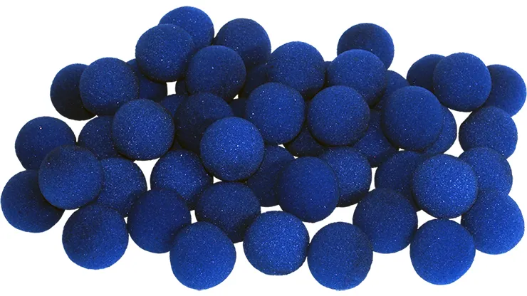 1.5 inch Super Soft Sponge Ball (Blue) Bag of 50 from Magic