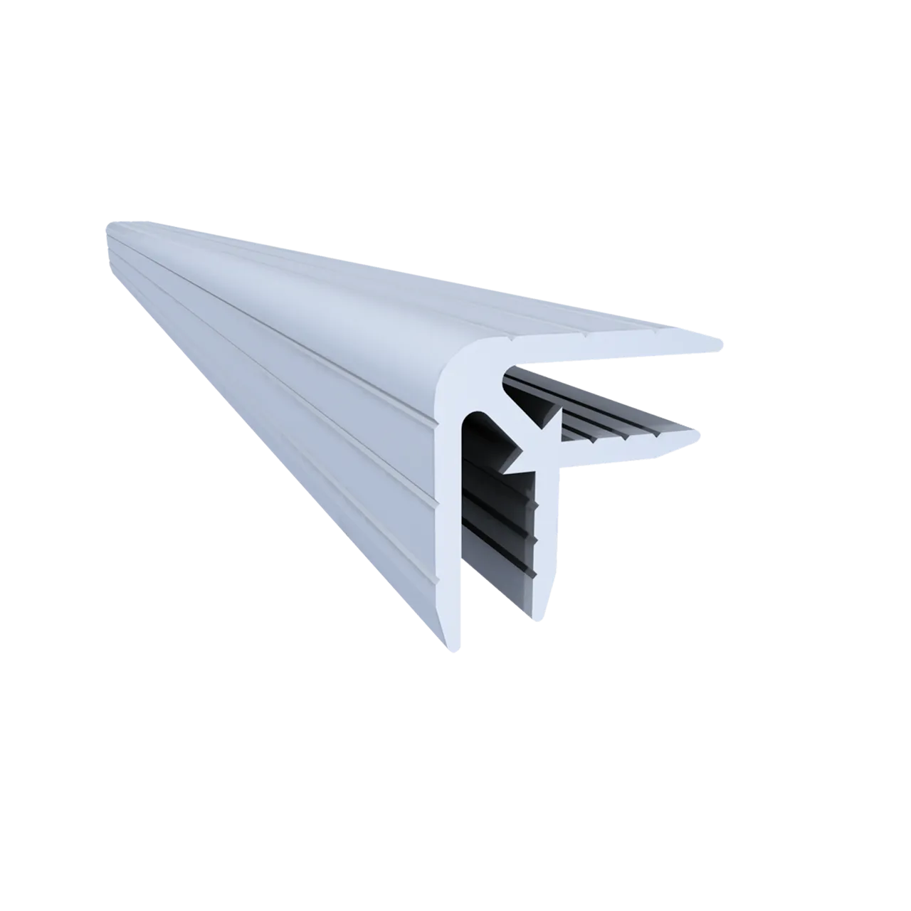 1/8" Aluminum Double Angle, 10 Feet Length