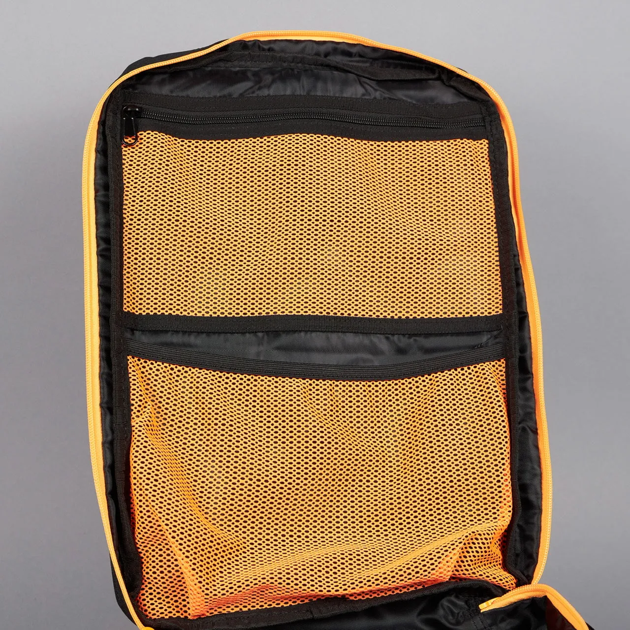 25L Backpack Black Neon Orange