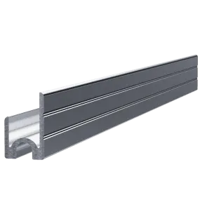 3/8" Aluminum Groove, 10 Feet Length