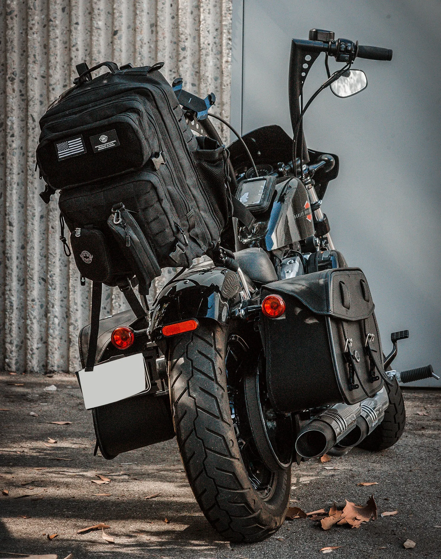 45L - Tactical XL BMW Motorcycle Sissy Bar Backpack