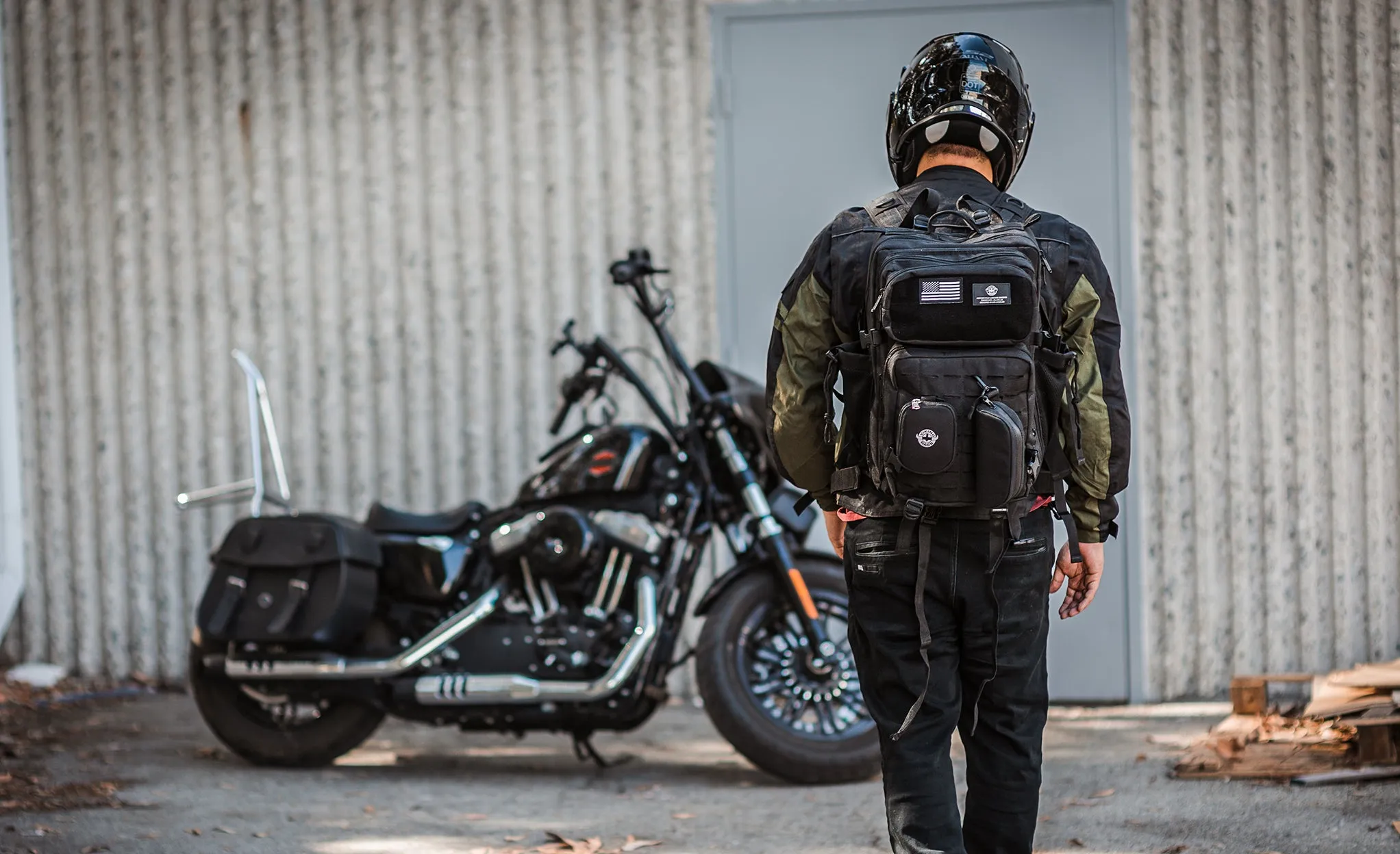 45L - Tactical XL Indian Motorcycle Tail Bag