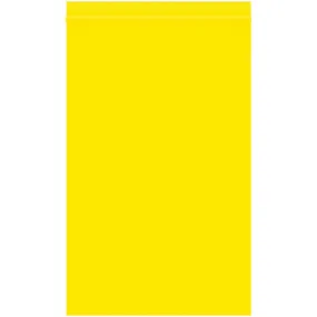 5 x 8" - 2 Mil Yellow Reclosable Poly Bags