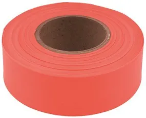 6880 Orange Glo Flagging Tape' 1-3/16" X 150' 144 Each Per Case