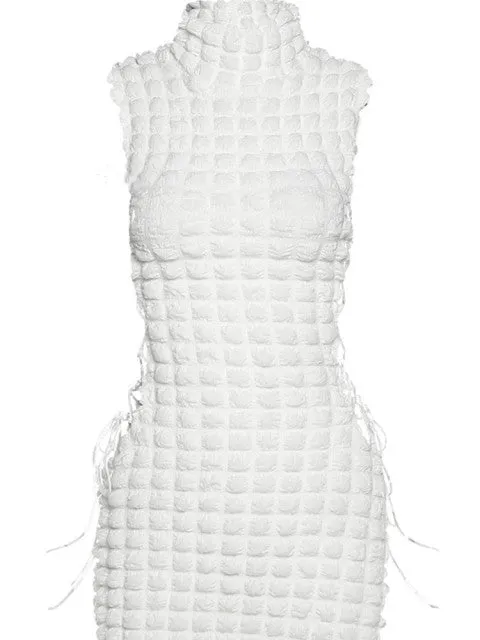 A&A Bubbles bodycon dress with cutout sides