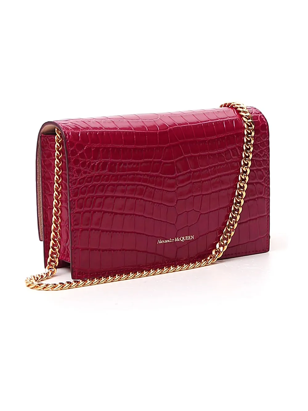 Alexander McQueen Embossed Crossbody Bag