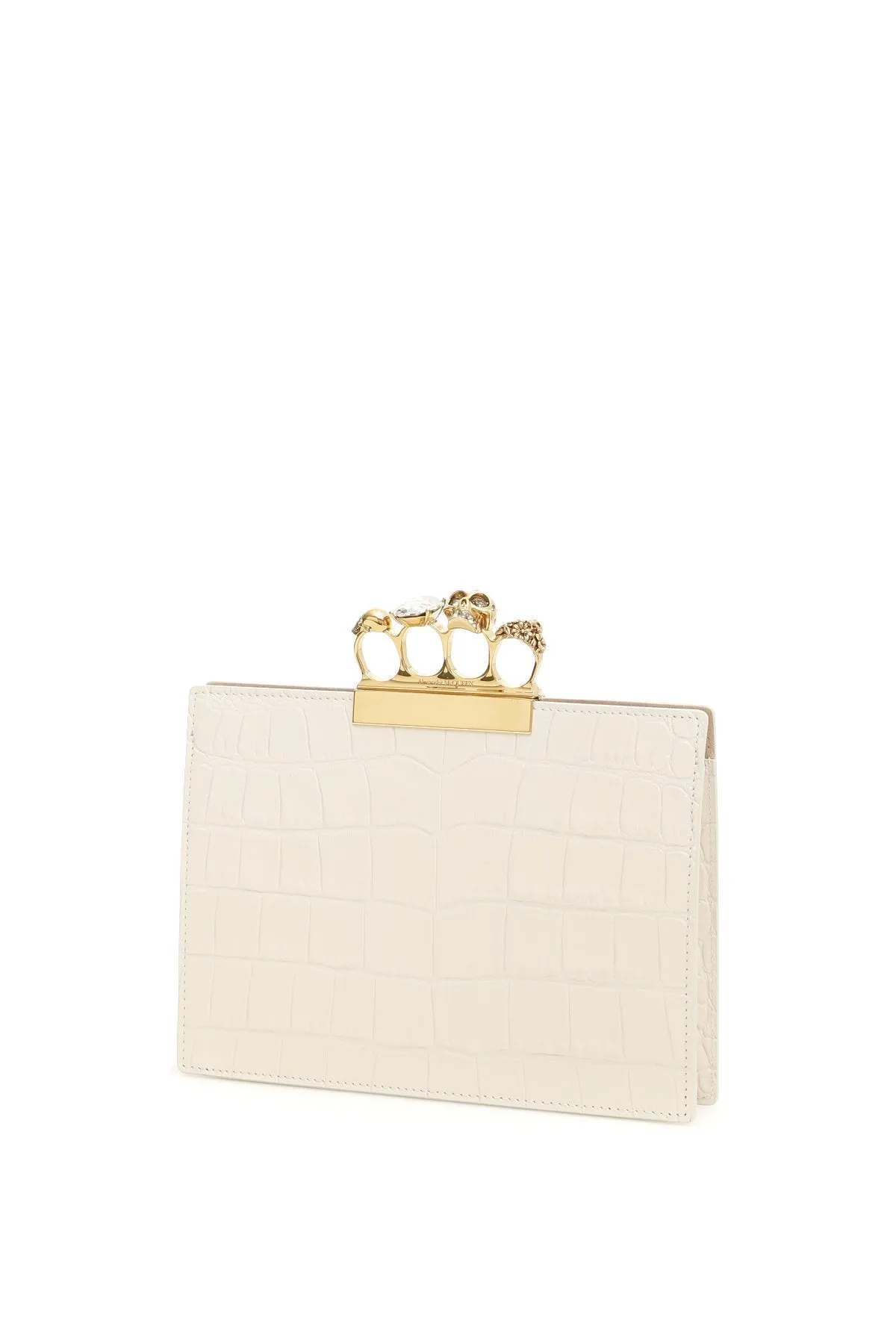 Alexander McQueen Four Rings Clutch Bag