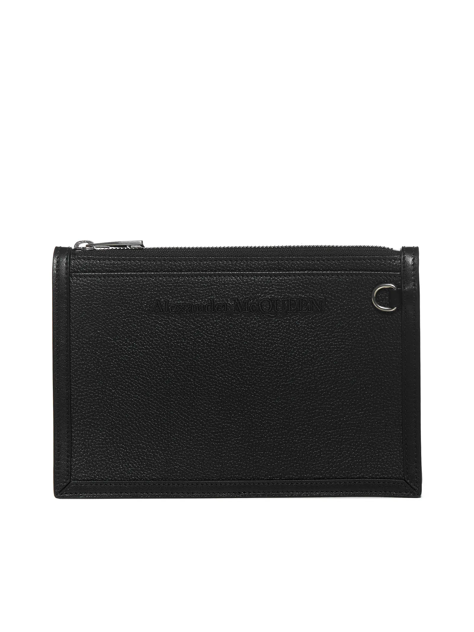 Alexander McQueen Logo Detailed Clutch Bag