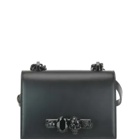 Alexander McQueen Skull Jewel Embellished Crossbody Bag