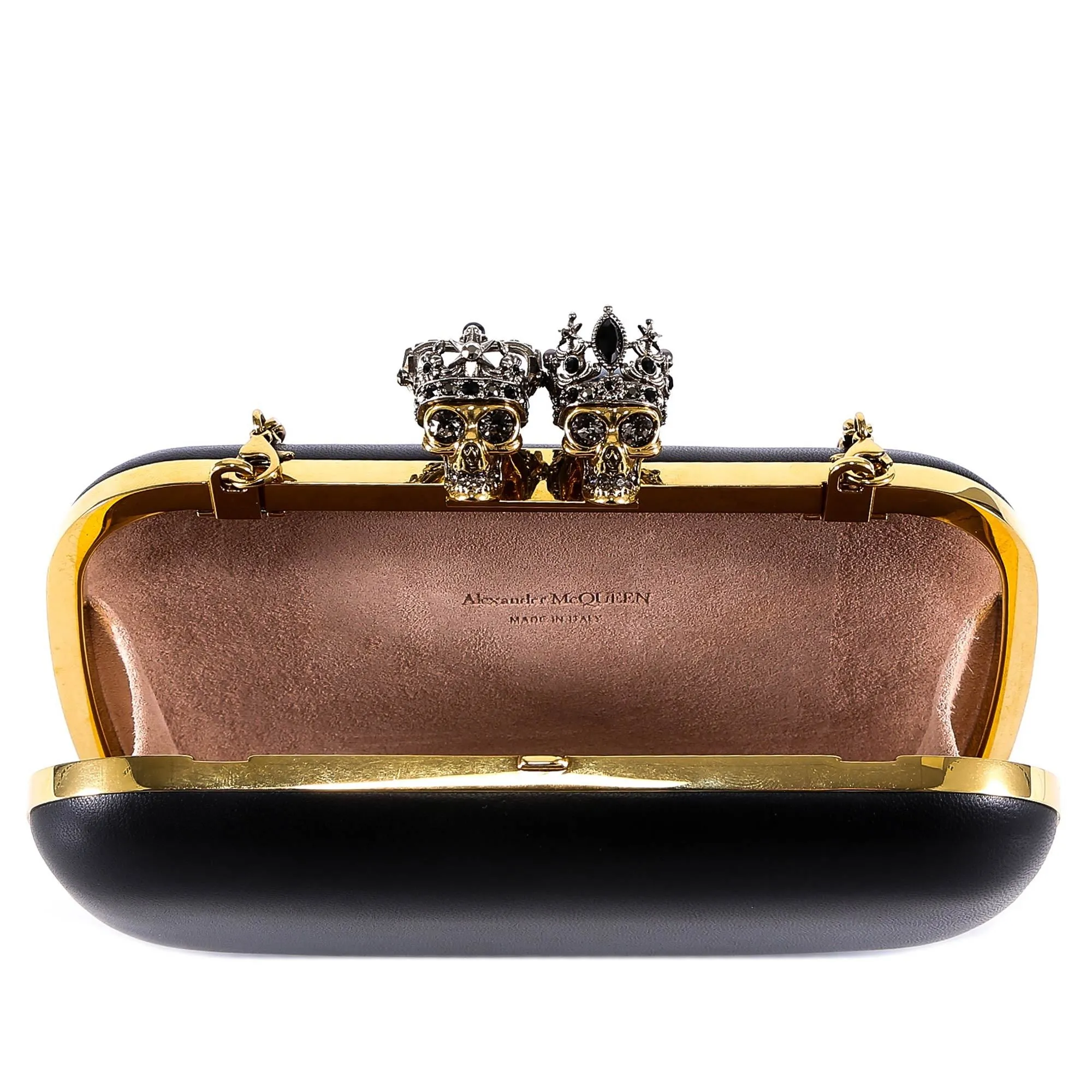 Alexander McQueen Skull Ring Clutch Bag