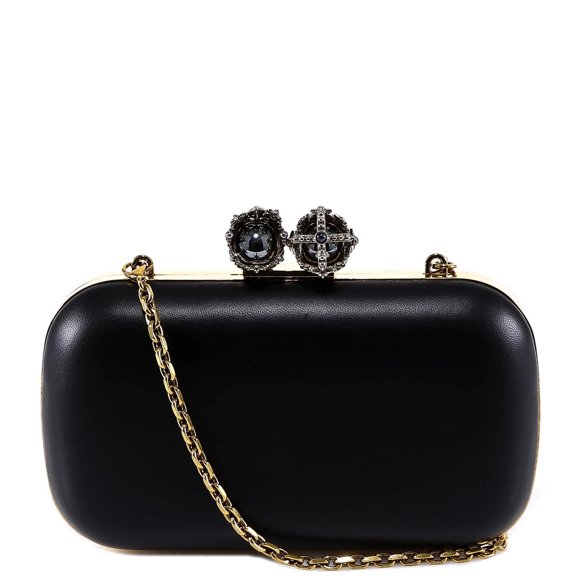 Alexander McQueen Skull Ring Clutch Bag