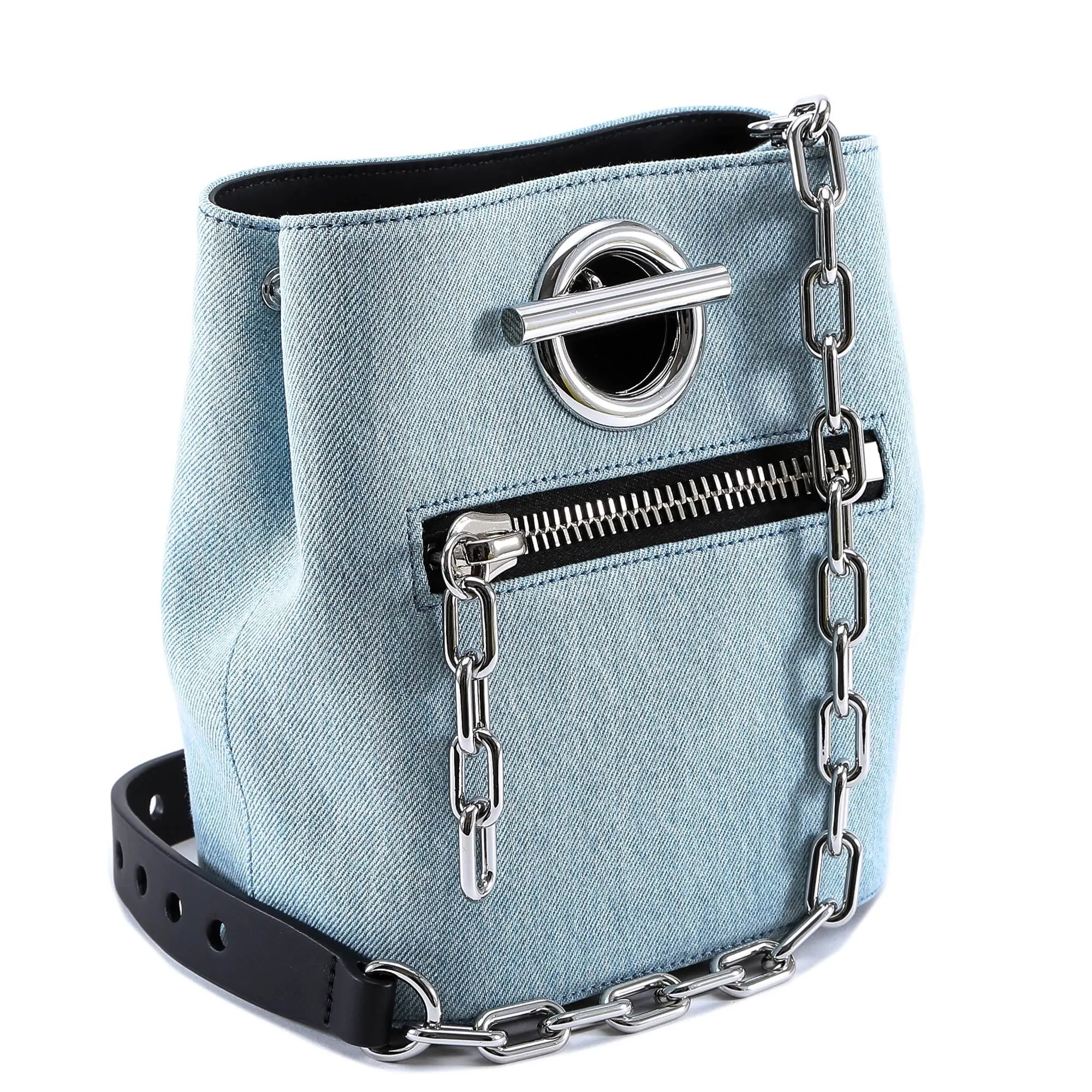 Alexander Wang Denim Riot Crossbody Bag