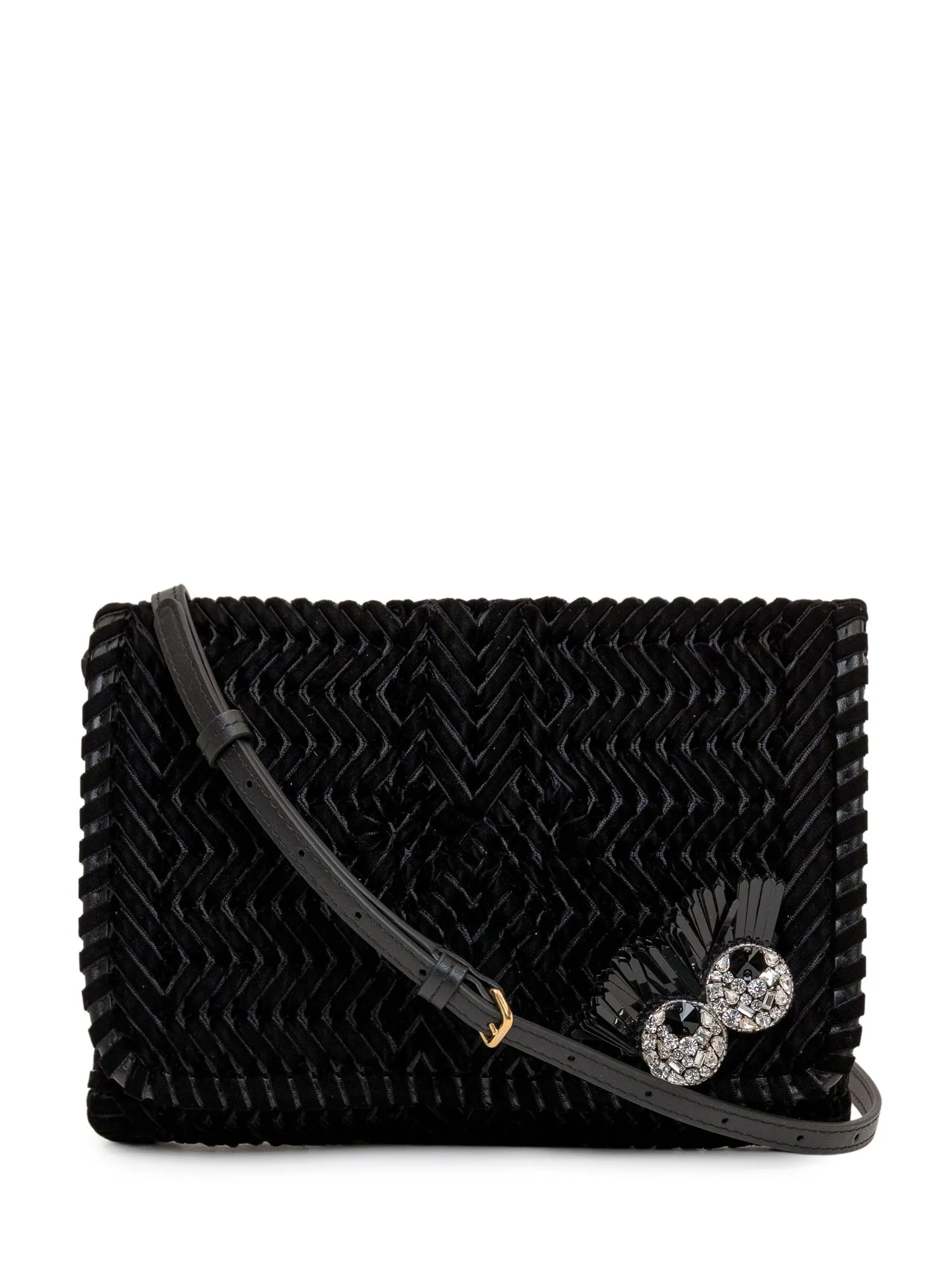 Anya Hindmarch Crystal-Embellished Shoulder Bag