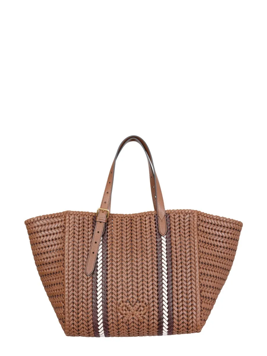 Anya Hindmarch Neeson Woven Tote Bag