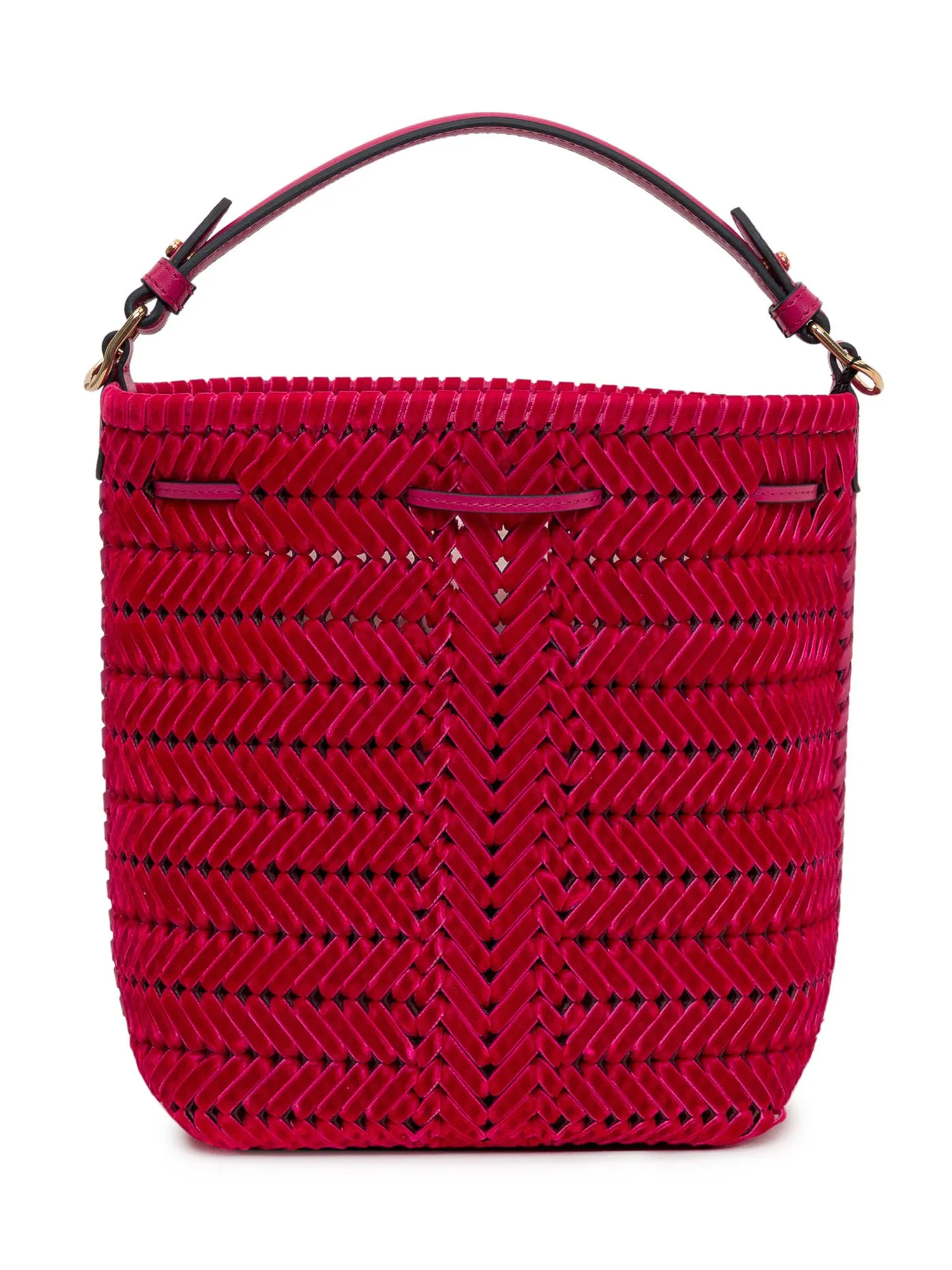 Anya Hindmarch Weave Drawstring Bucket Bag