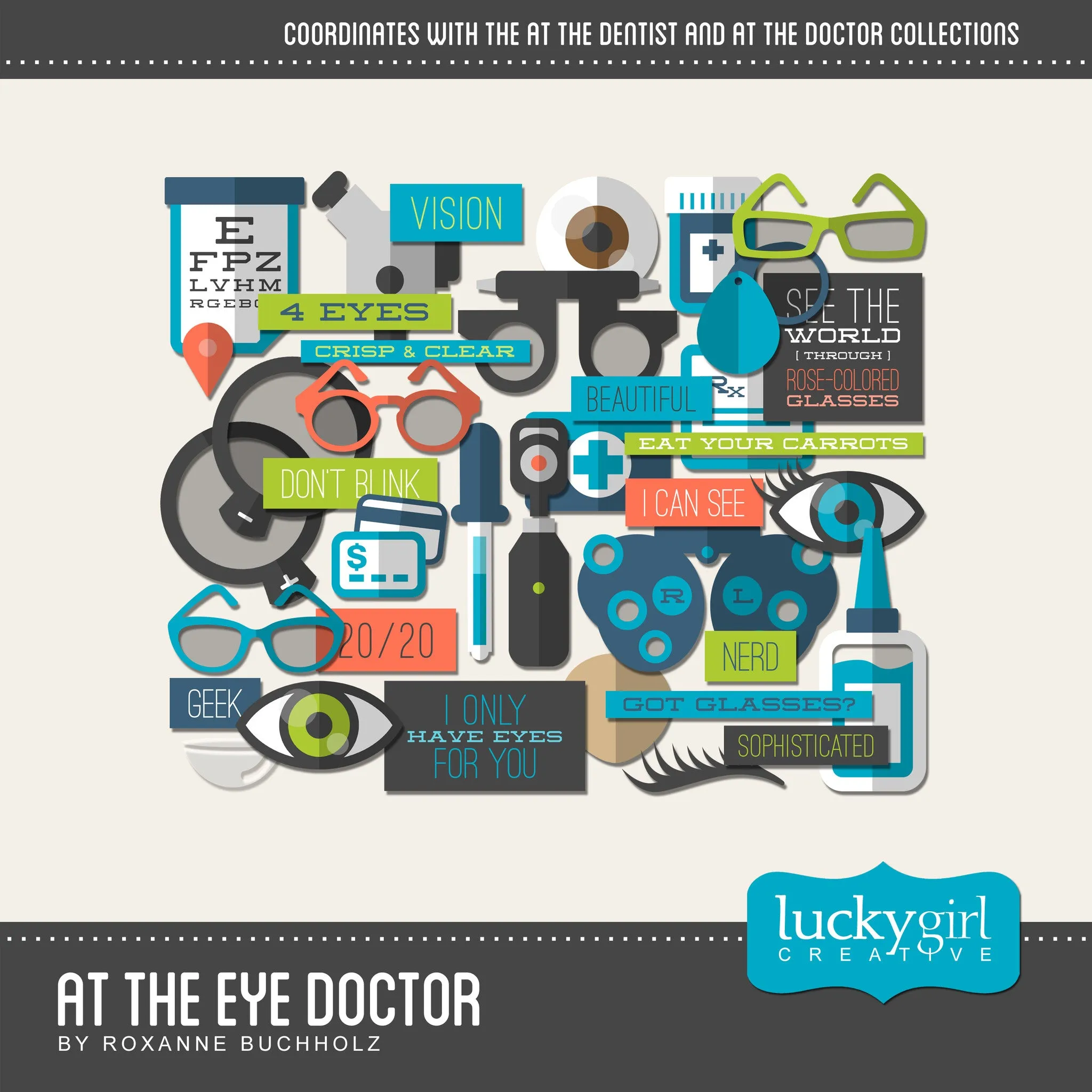 At the Eye Doctor Digital Scrapbook Kit