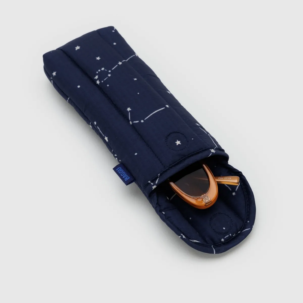 Baggu Puffy Glasses Sleeve in Constellation Midnight