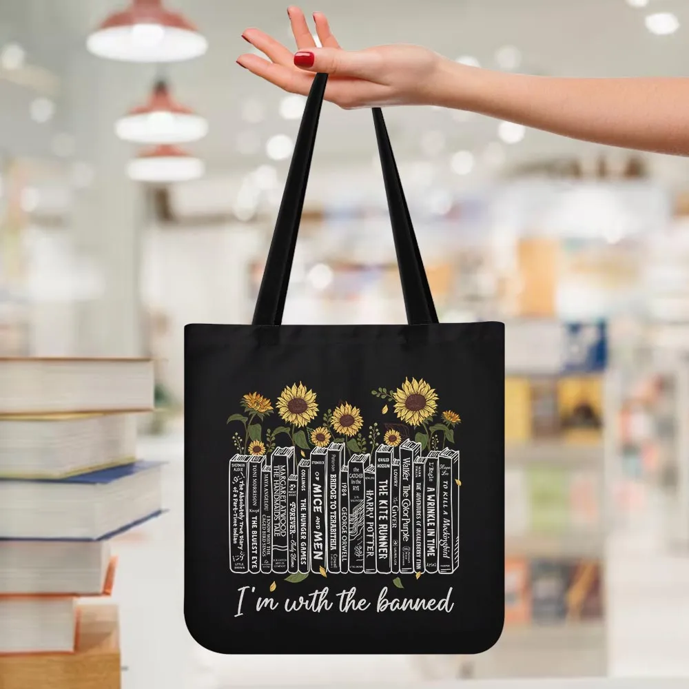 Banned Books & Sunflowers Book Lovers Gift TBF554