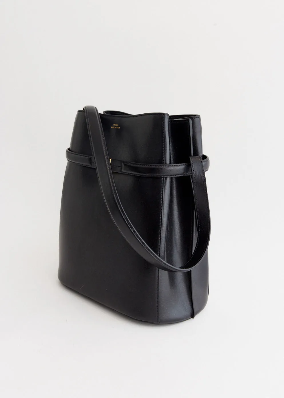 Belted Bucket Bag