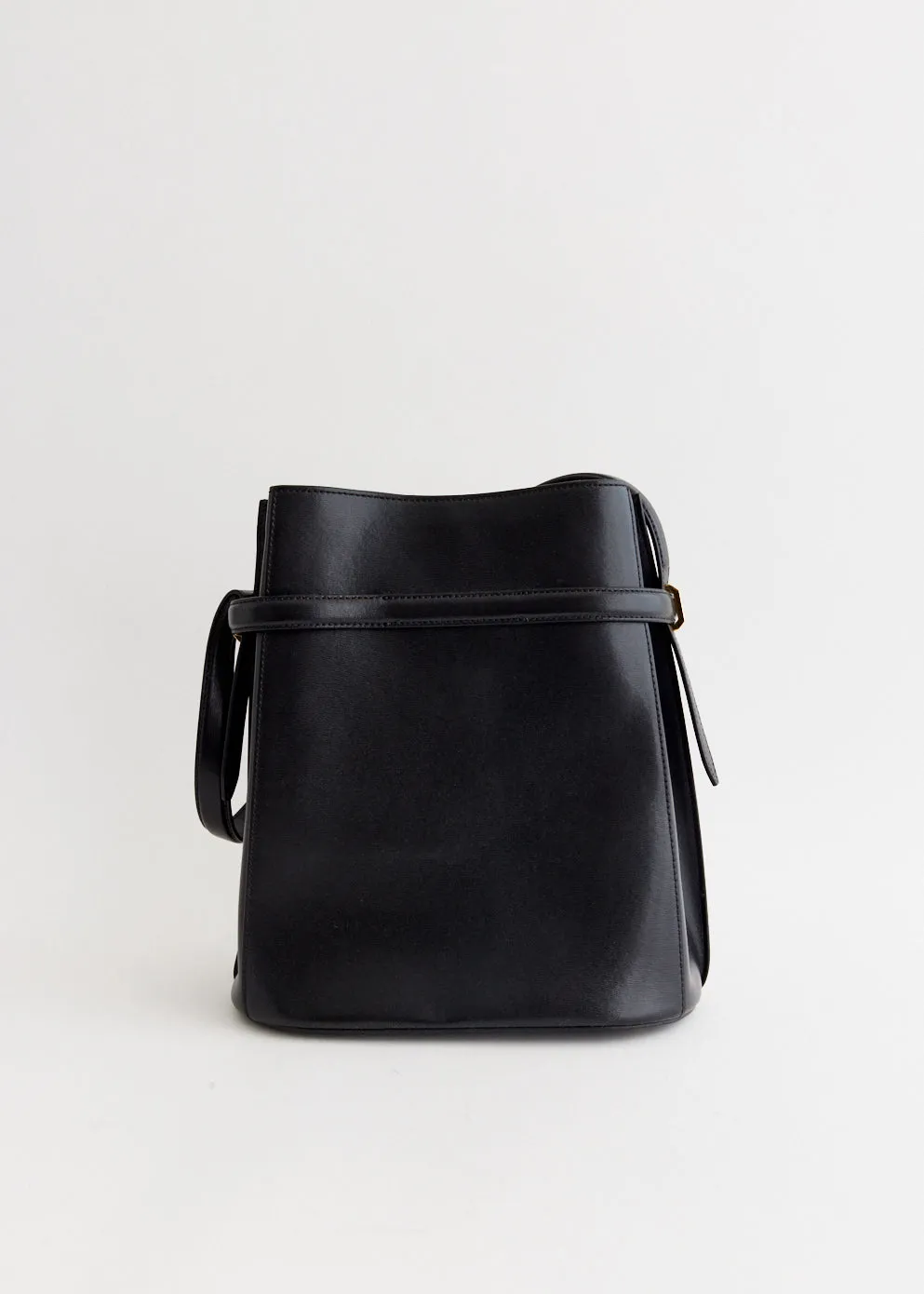 Belted Bucket Bag