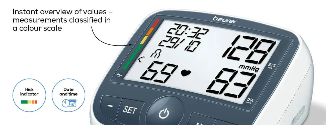 Beurer Upper Arm BP Monitor With Adaptor