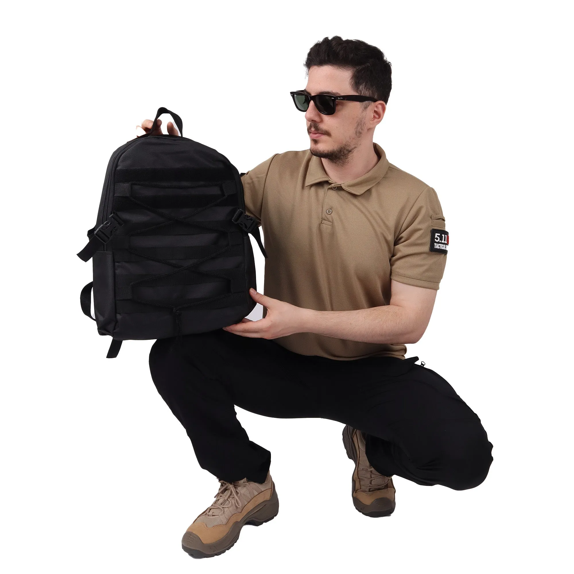 Black Tactical ERA Model Daily Backpack - 25 Litre Bag