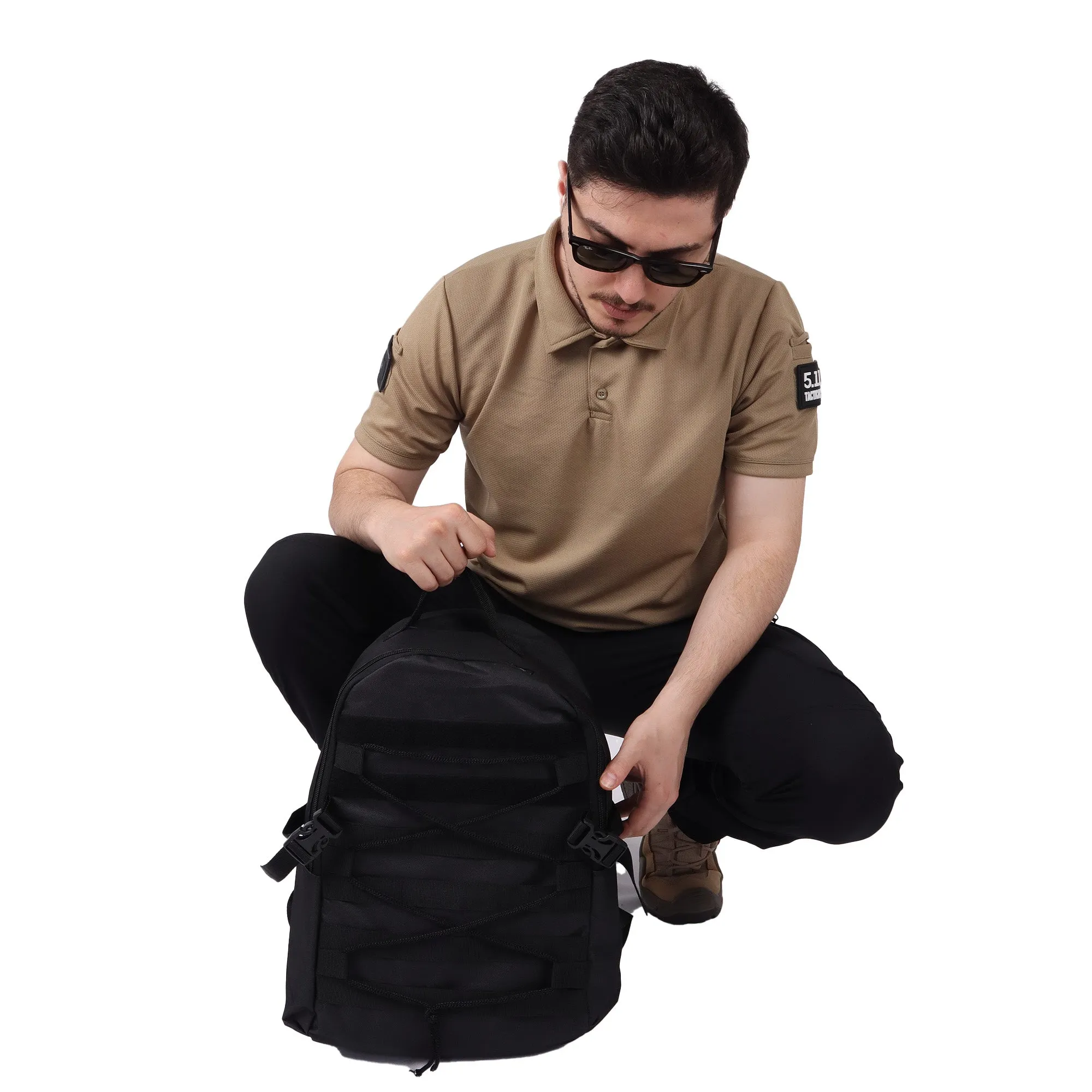 Black Tactical ERA Model Daily Backpack - 25 Litre Bag