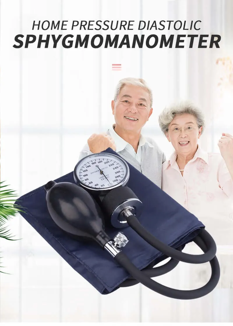 Blood Pressure Monitor Arm Blood Pressure Monitor Meter Aneroid Sphygmomanometer Cuff Stethoscope