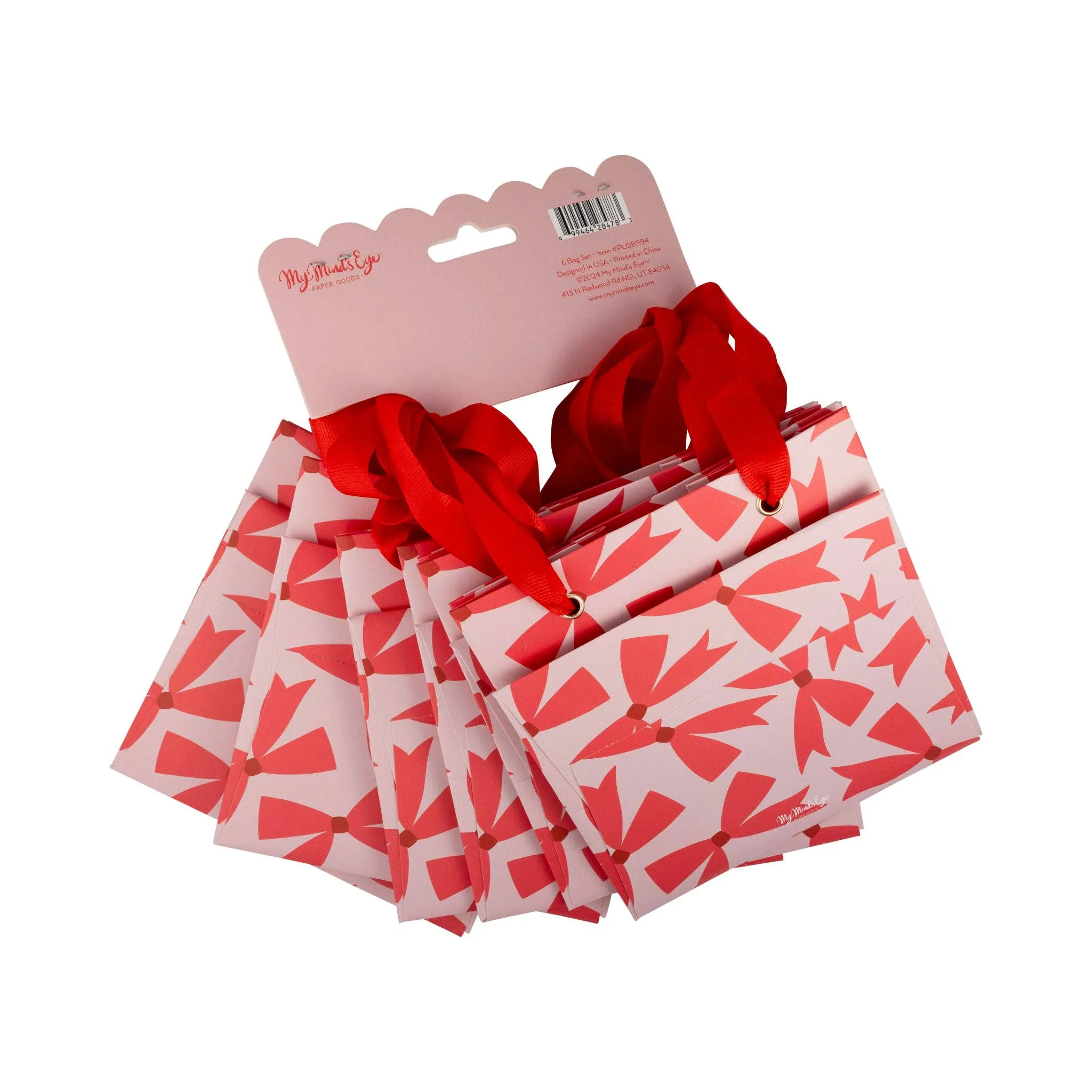 BOWS MINI GIFT BAG SET