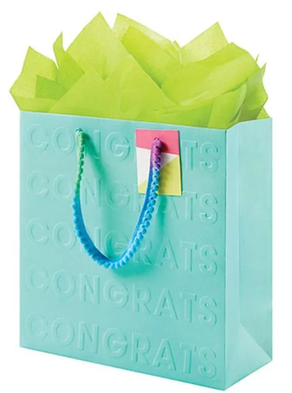 Bright Text Medium Gift Bag