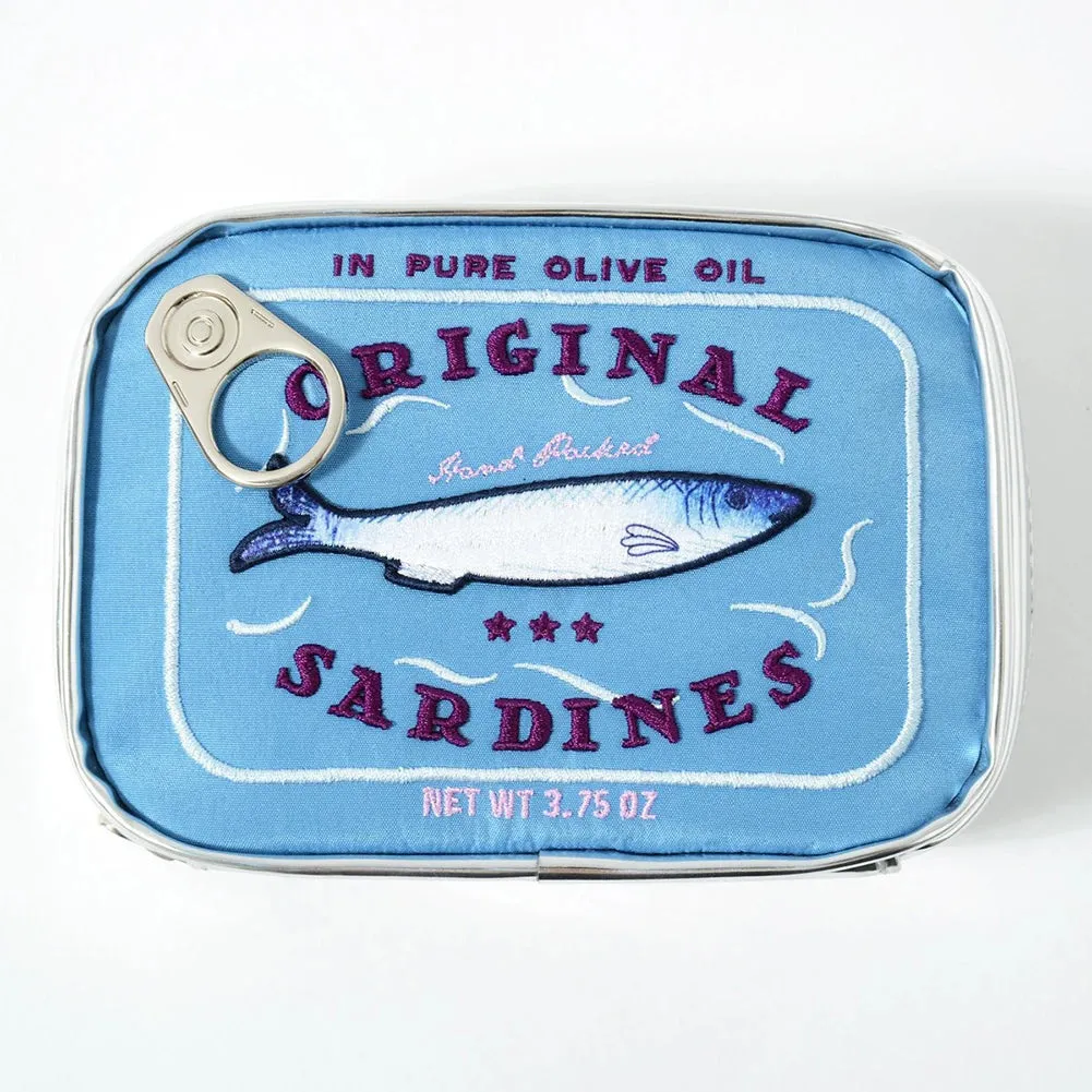 Canned Sardines Women Travel Cosmetic Bag