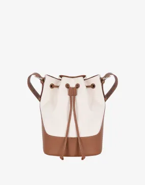 Canvas Cinch Bucket Bag