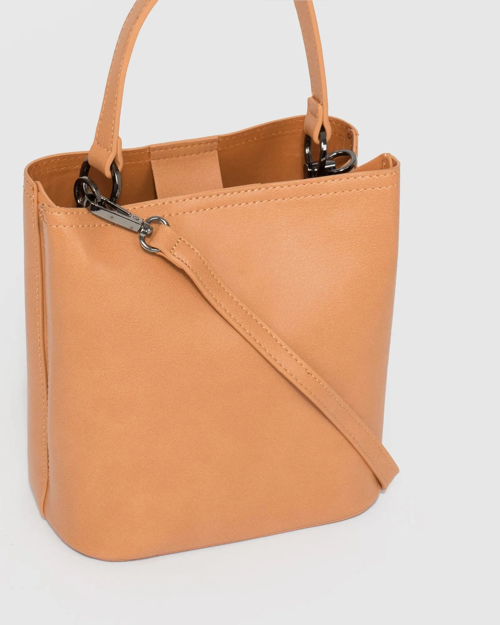 Caramel Melanie Bucket Bag