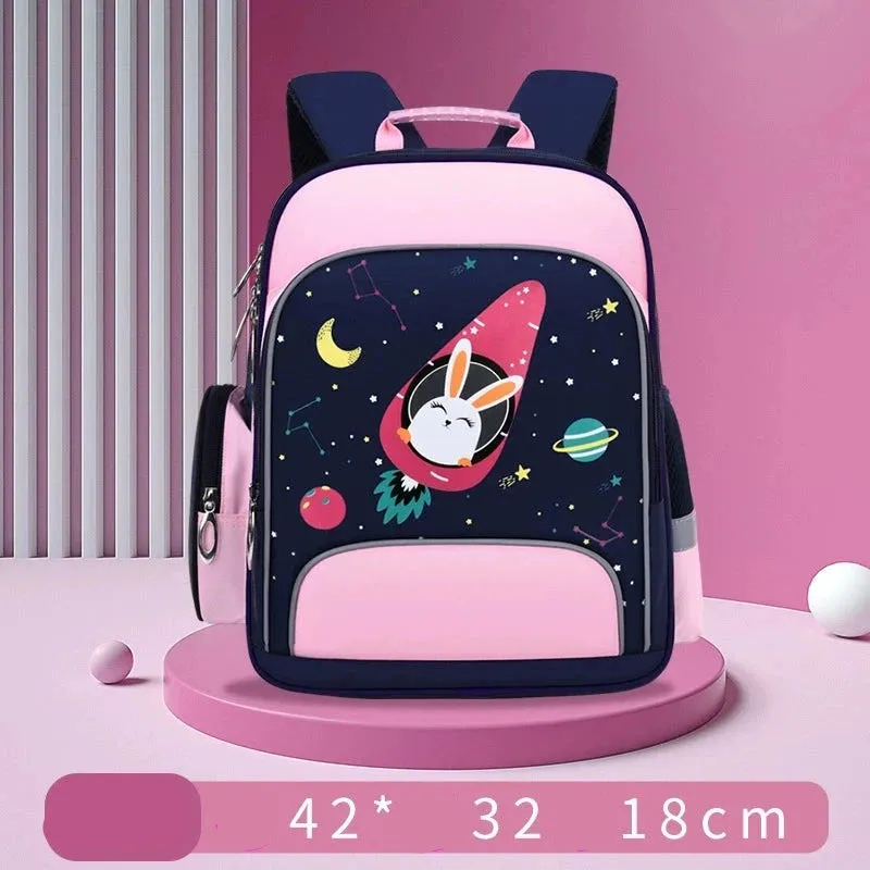 Cartoon Spine Protection Backpack for Primary School Students - Back to School Collection