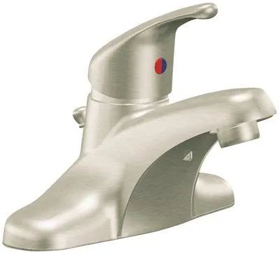 Cfg Cornerstone Bathroom Faucet' Single Handle' With Pop Up' Brushed Nickel' Lead Free' 1.2 Gpm