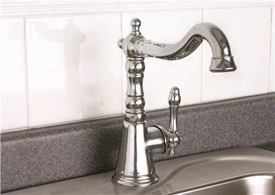 Charlestown Bar Faucet Single Metal Lever Handle Chrome Finish