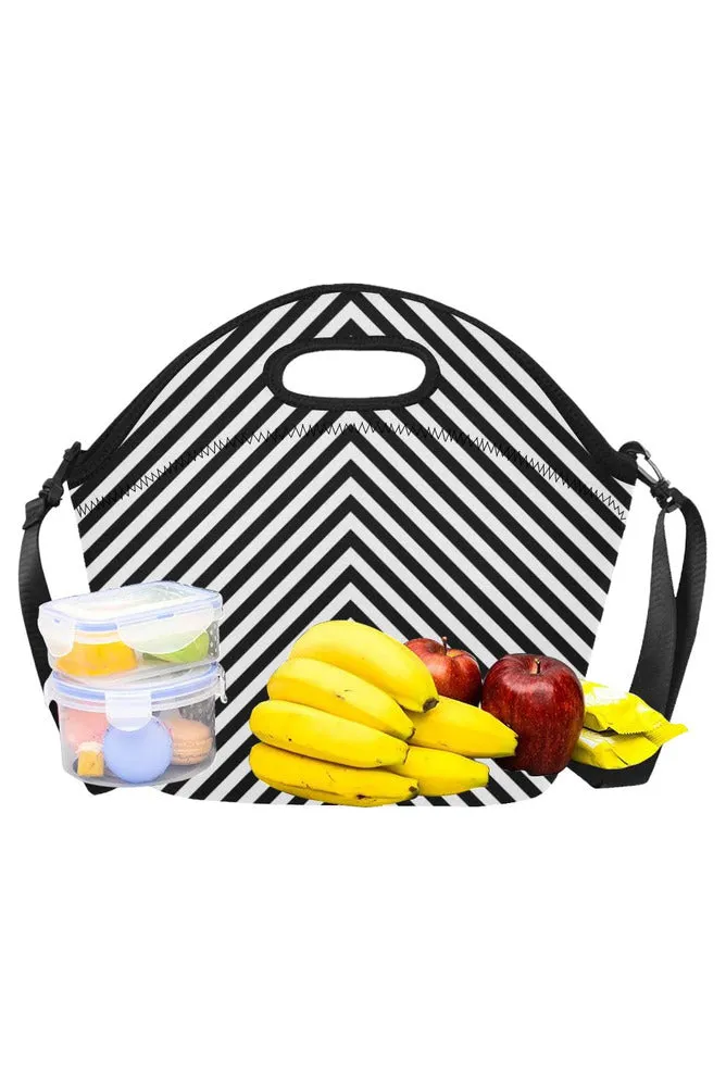 Chevron Neoprene Lunch Bag/Large (Model 1669)