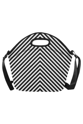 Chevron Neoprene Lunch Bag/Large (Model 1669)