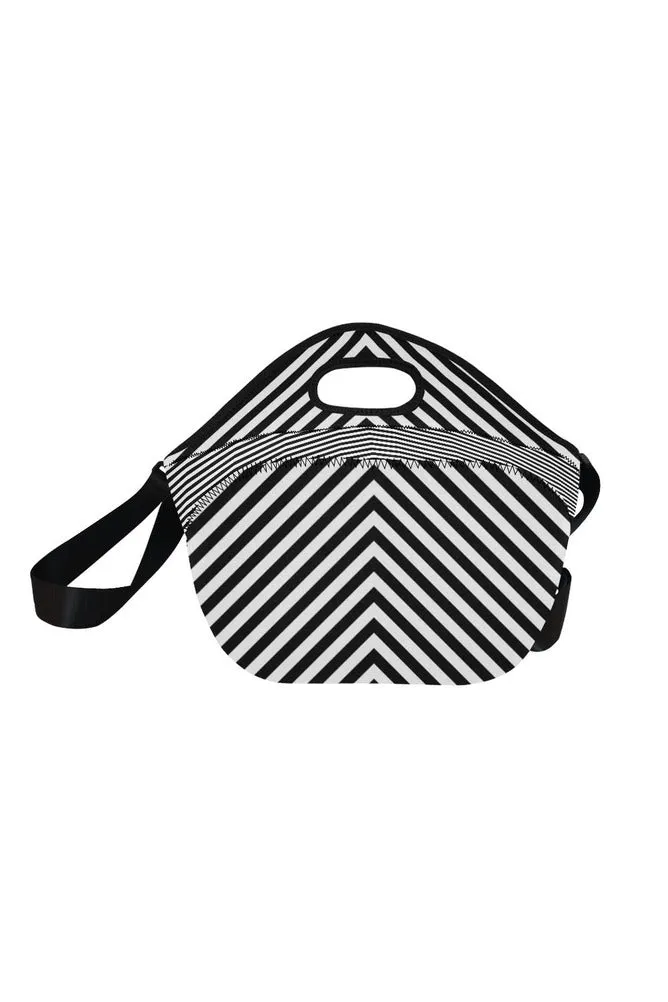 Chevron Neoprene Lunch Bag/Large (Model 1669)