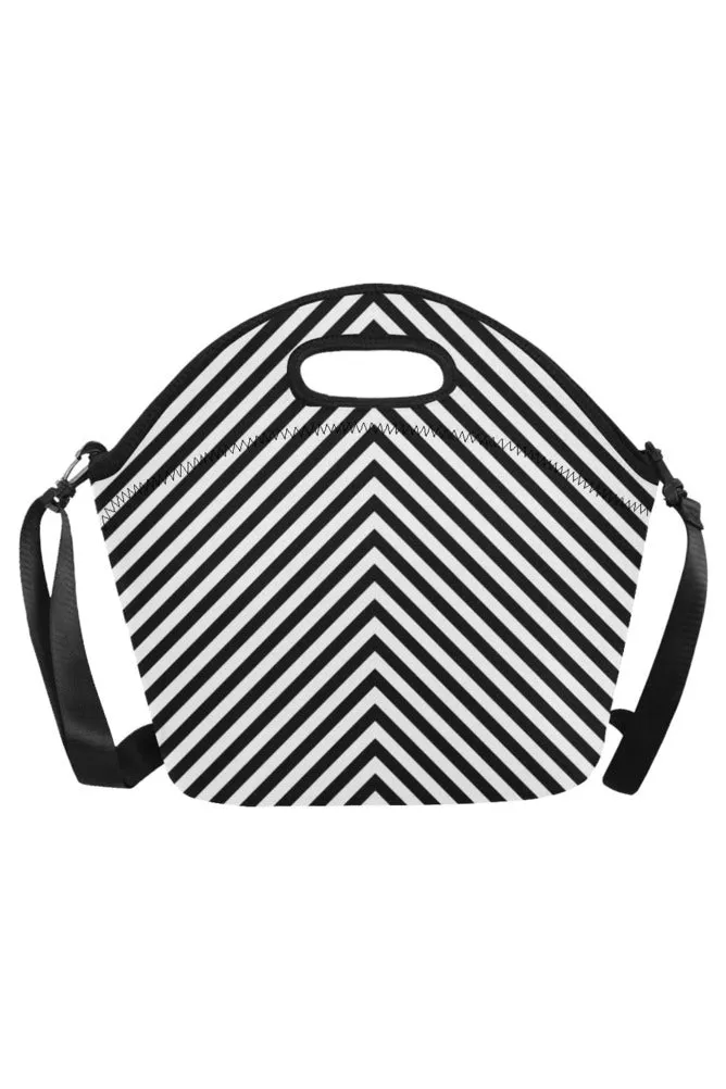 Chevron Neoprene Lunch Bag/Large (Model 1669)