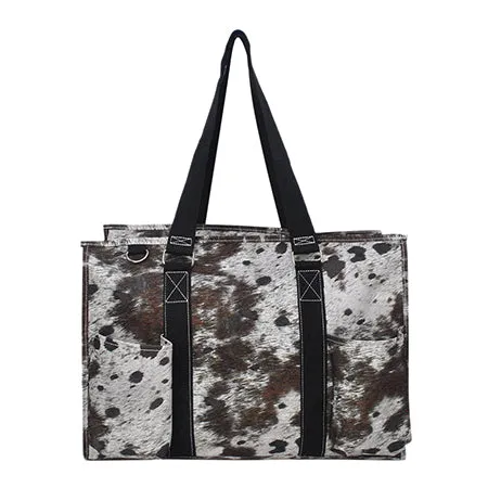 Chic Cow NGIL Zippered Caddy Large Organizer Tote Bag