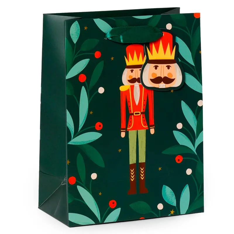 Christmas Holidays Nutcracker Gift Bag - Medium