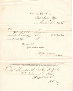 CIVIL WAR DOCUMENT