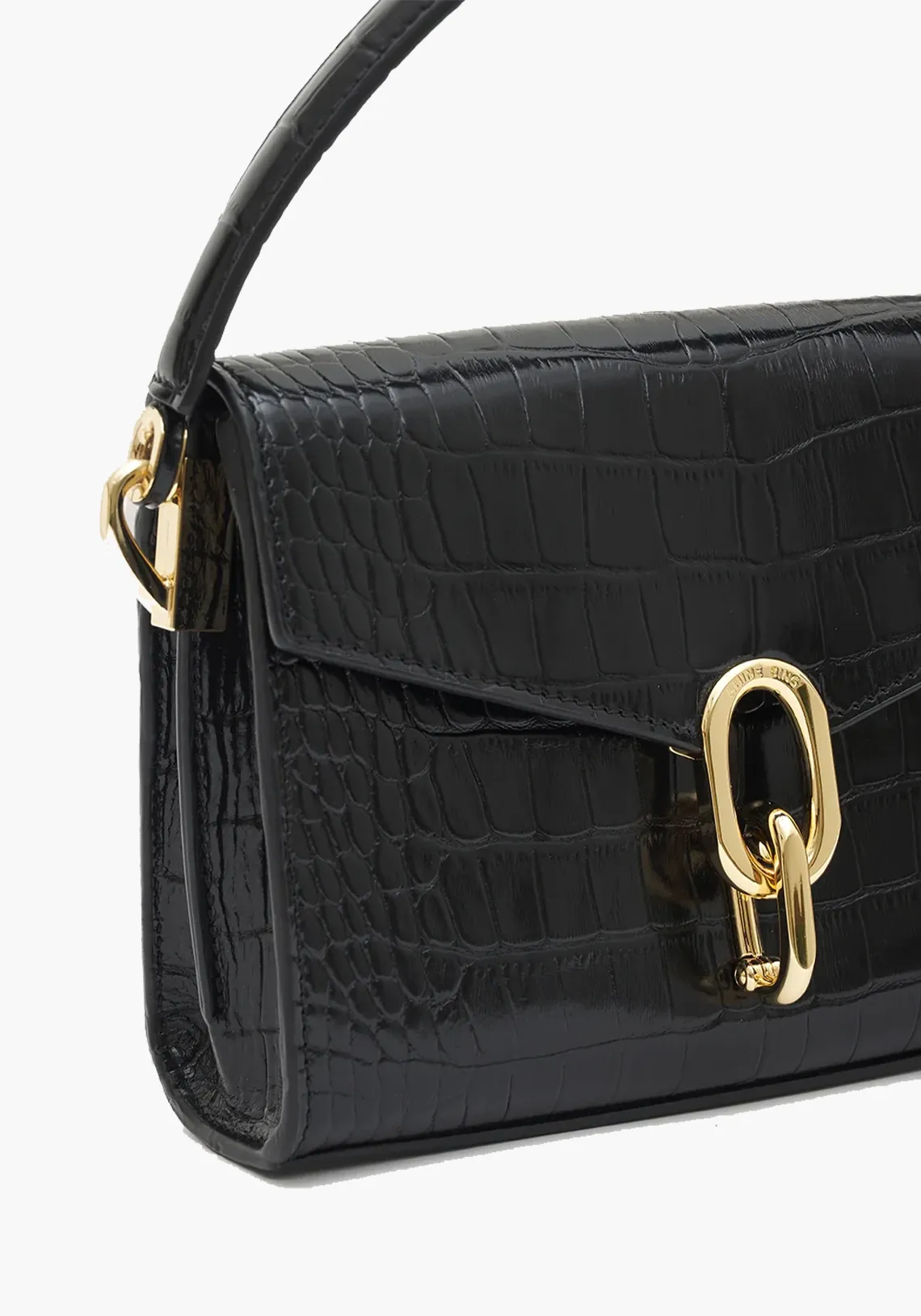 COLETTE EMBOSSED MINI BAG BLACK