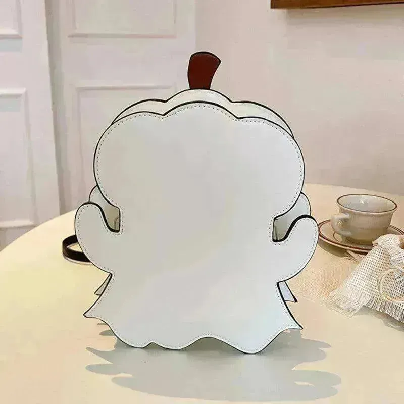 Creative 3D Pumpkin Ghost Shoulder Bag: Cute Women's Purse