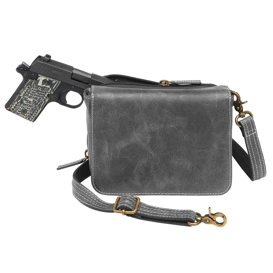 Crossbody Organizer, Distressed Buffalo