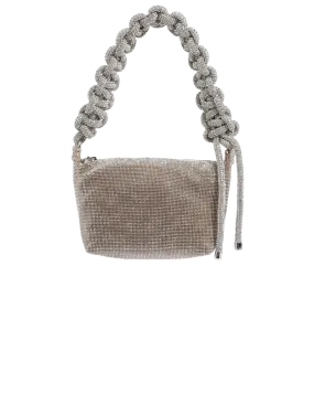 Crystal Mesh Cobra Pouch Bag