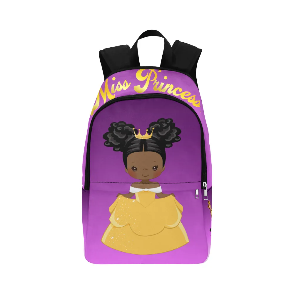 Custom Princess Backpack, Book bag, Travel bag, Add Your Princess Name