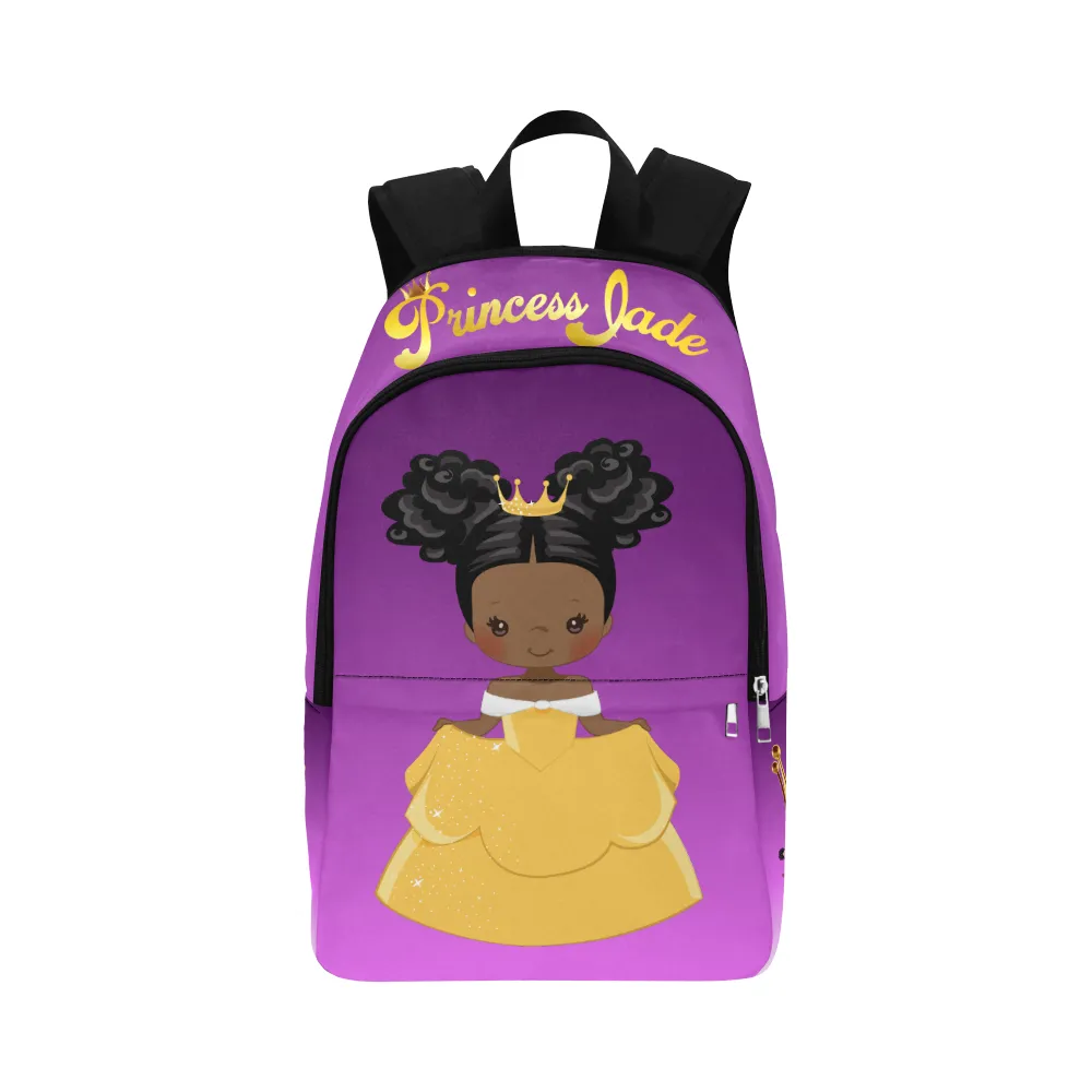 Custom Princess Backpack, Book bag, Travel bag, Add Your Princess Name