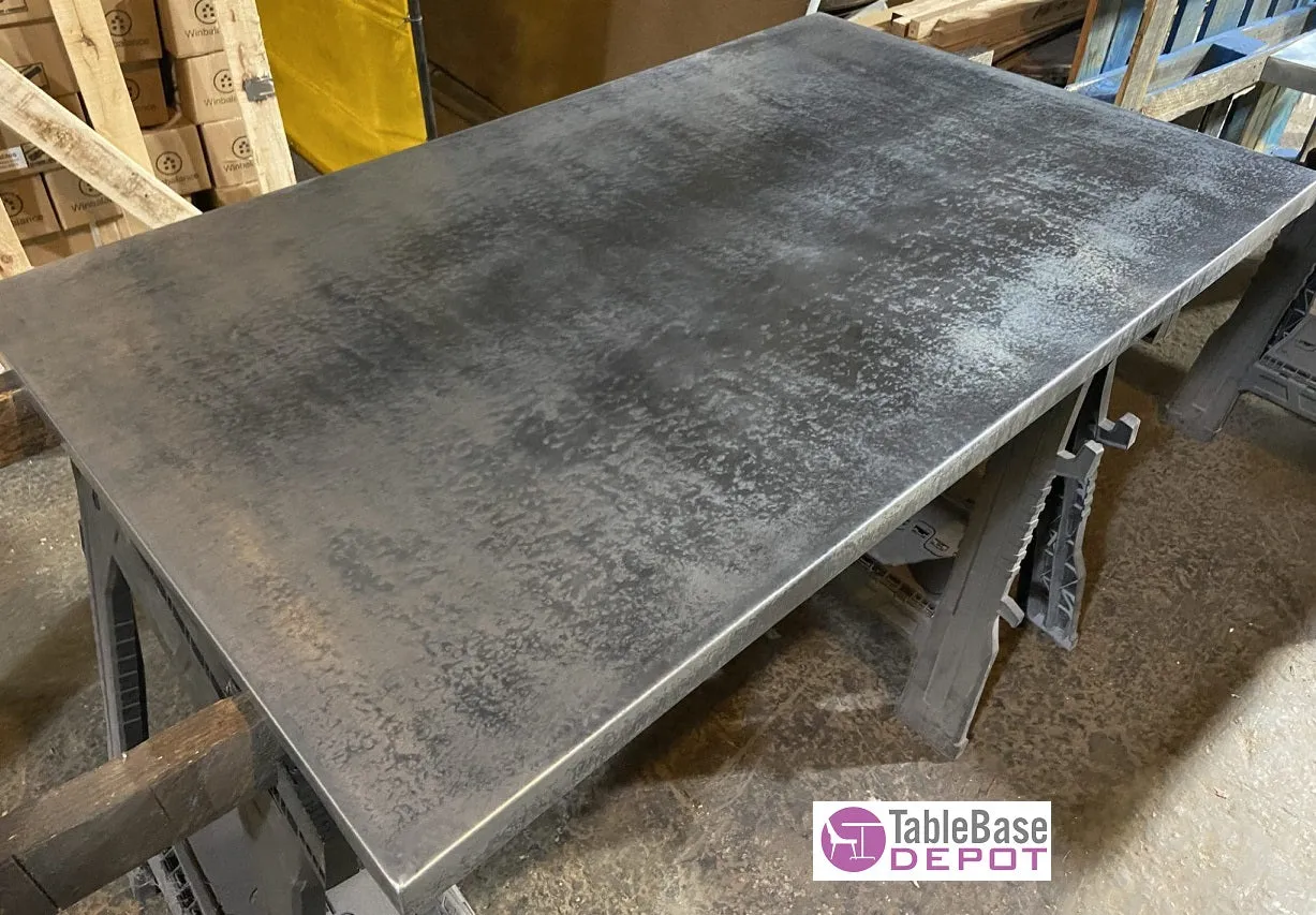 Custom Zinc Restaurant Table Tops American Made